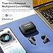 EarFun Air Pro 4+ Adaptive Noise Cancelling Wireless Earbuds, Qualcomm aptX Lossless, Dual Drivers, Translation Earbuds, Snapdragon Sound, 6 Mics AI Clear Calls, Hi-Res Sound, LDAC, Bluetooth 6.0, 54H
