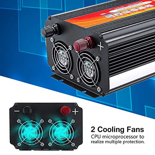 UMei 8000W Car Power Inverter DC 12V to 110V AC Converter with LCD Display Truck/RV Inverter for Home RV Camping Van Life Off Grid,US Stock