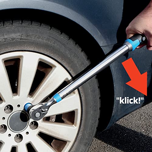 SW-Stahl 03874L Professional Torque Wrench 1/2 Inch 40-200 Nm with Switchable Ratchet Head I 48 Teeth I Trigger Accuracy ± 4% I Right Tightening I Tool for Tyre Change I Ratchet - Image 4