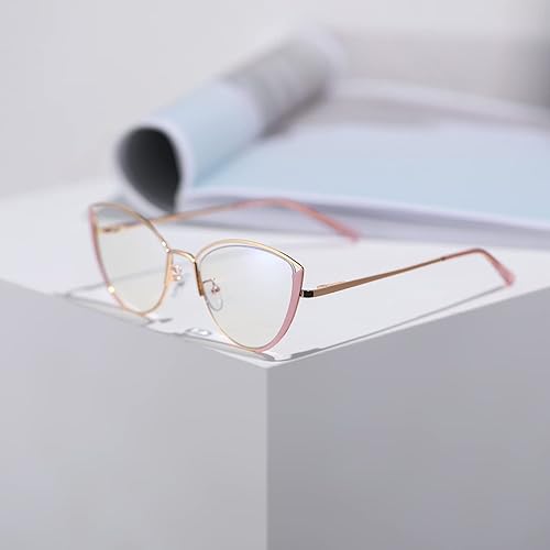 Miniatura 2 de Lentes de bloqueo de luz azul de ojo de gato para mujer, anteojos para lecturacomputadoraTVteléfonos, fatiga ocular