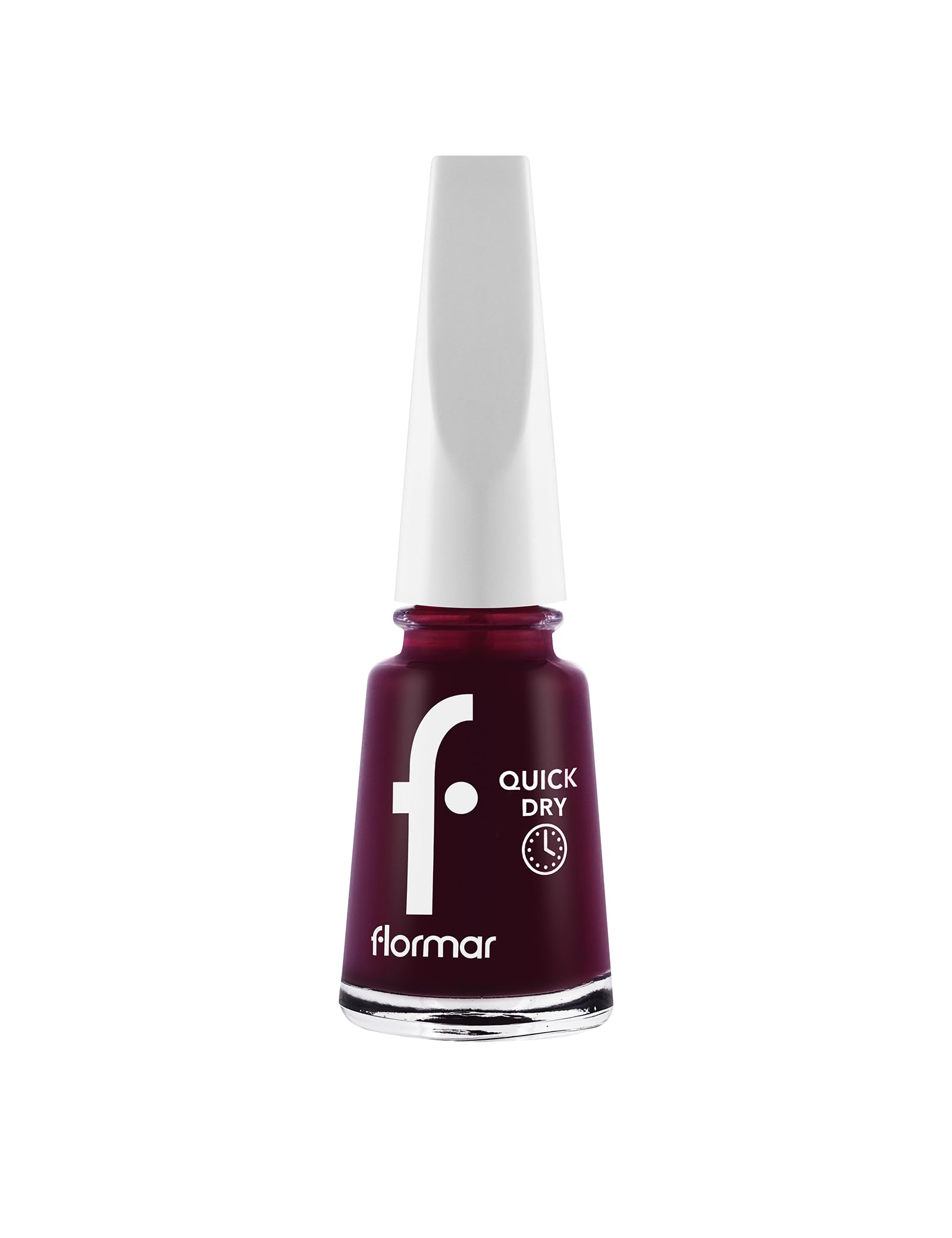Flormar Quick Dry Hızlı Kuruyan İnce Yapılı & Parlak Bitişli Oje QD21 BLACK STAR RED NEW