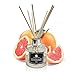 NaturoHealth Grapefruit Scented Reed Diffuser Gift Set, Glass Bottle, Reed Sticks, Natural Scented Long Lasting Fragrance Oil (3+ Months 100ml) for Aromatherapy and Air Freshener