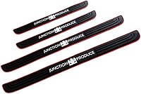 Vista 8 de W-POWER Protectores de placa para umbral de puerta de automóvil – Protectores universales de entrada para umbral de puerta, panel protector