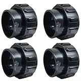 Kit de repuesto Union, 4 piezas de unión de clorador de sal de piscina para células de sal 520595 sistemas de control de automatización conectores tuercas Kit de repuesto Union, 4 piezas de unión de clorador de sal de piscina para células de sal 520595 sistemas de control de automatización conectores tuercas