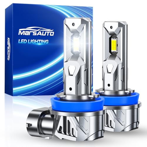 Marsauto H11/H9/H8 LED Bulb | 40,000LM Plug-and-Play Upgrade