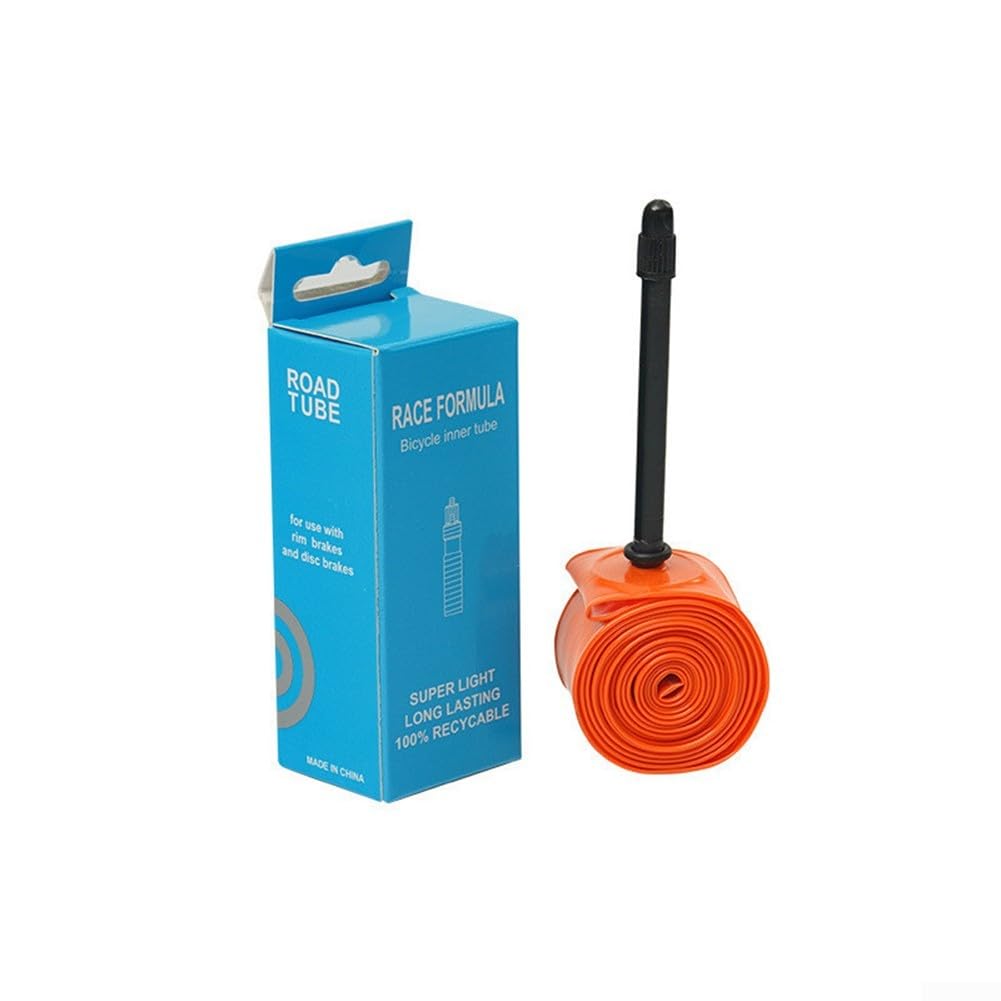 Rrskit Nouveau Chambre à Air De Vélo Ultralégère 700 18-32C Vélo De Route TPU Pneu 700C 65mm Longueur Valve Ançaise Tube Super Léger