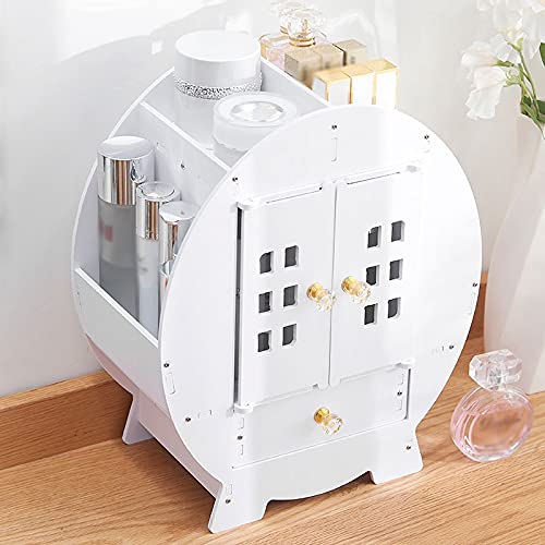 TOMYEUS Organizzatore di Trucco Scatola di immagazzinaggio cosmetico Desktop Grande capacità cosmetica Scatola con Porta Multi Funzione cassetto stoccaggio Rack stoccaggio Conservazione del Trucco