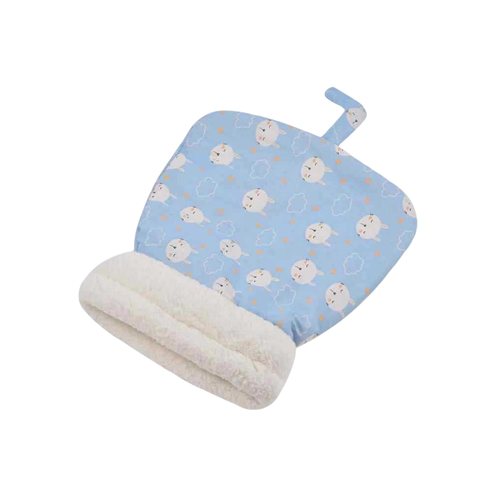 Sac imprimé dessin animé et couverture chaude pour animal doux
