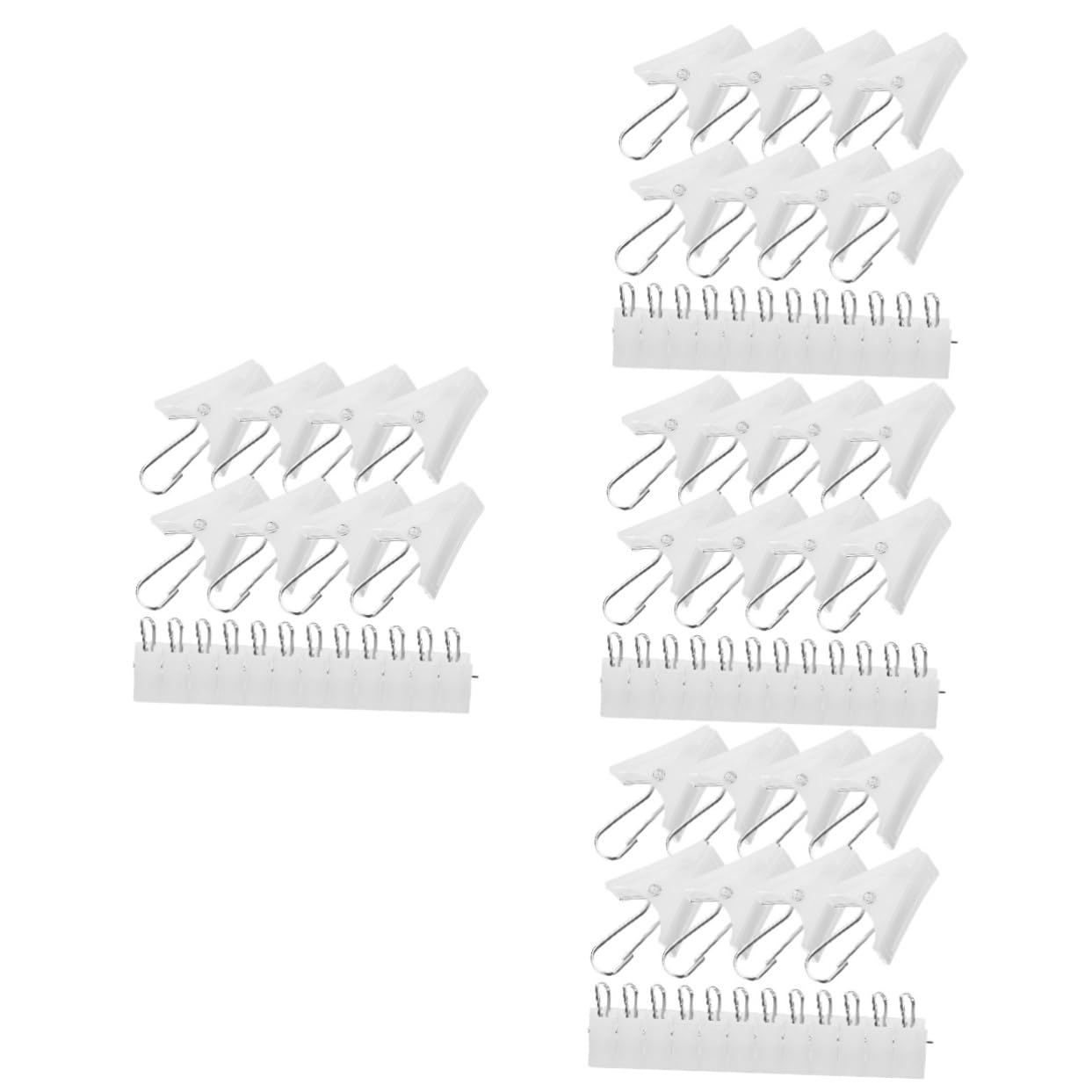 Clips de cortina RORPOIR solucion para colgar sabanas de forma rapida y sin obras