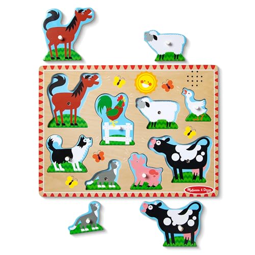 Melissa & Doug 726 Farm Animals Sound Puzzle thumb #3