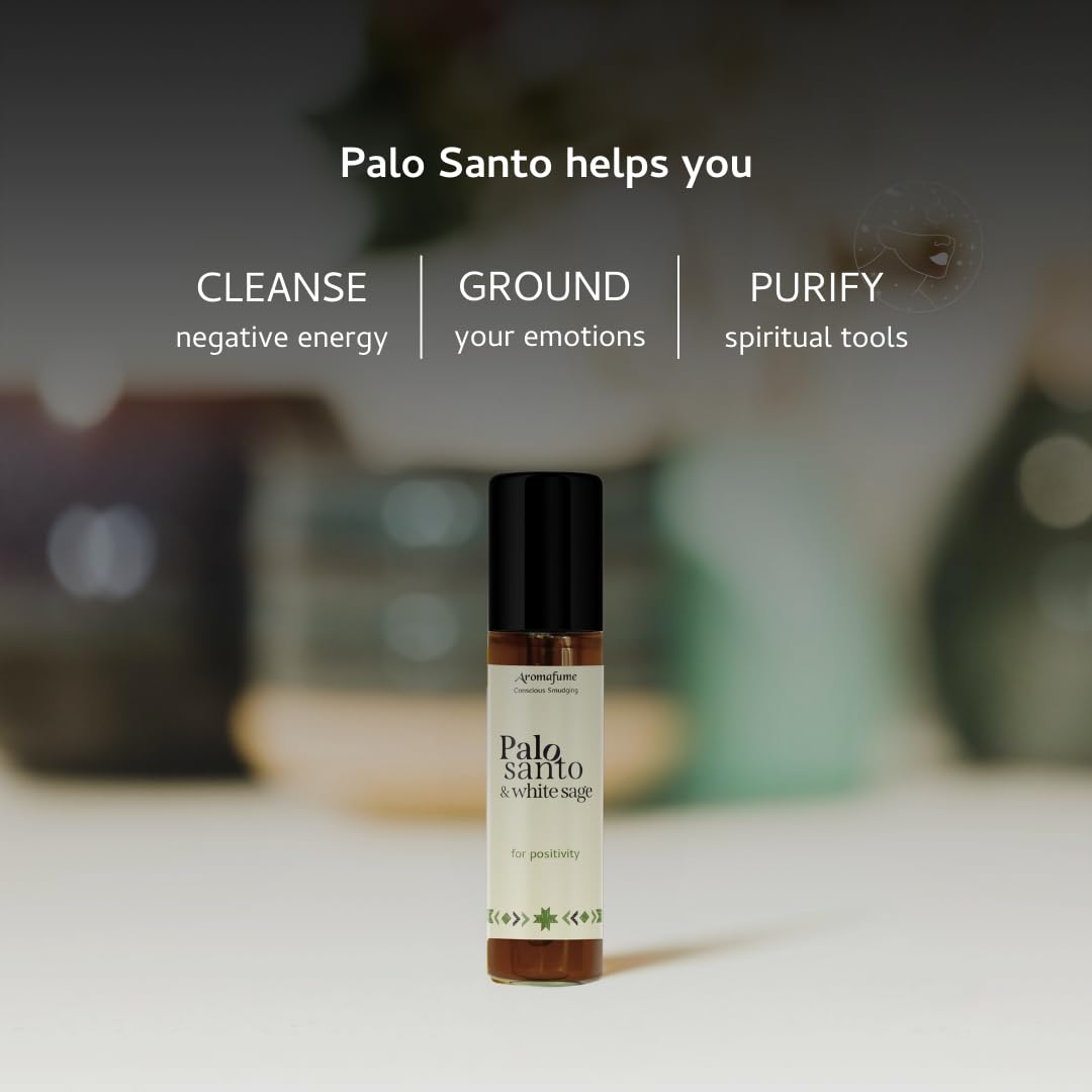 Palo Santo and Copal Essential Oil Roll-On, 10ml, Aromafume 3