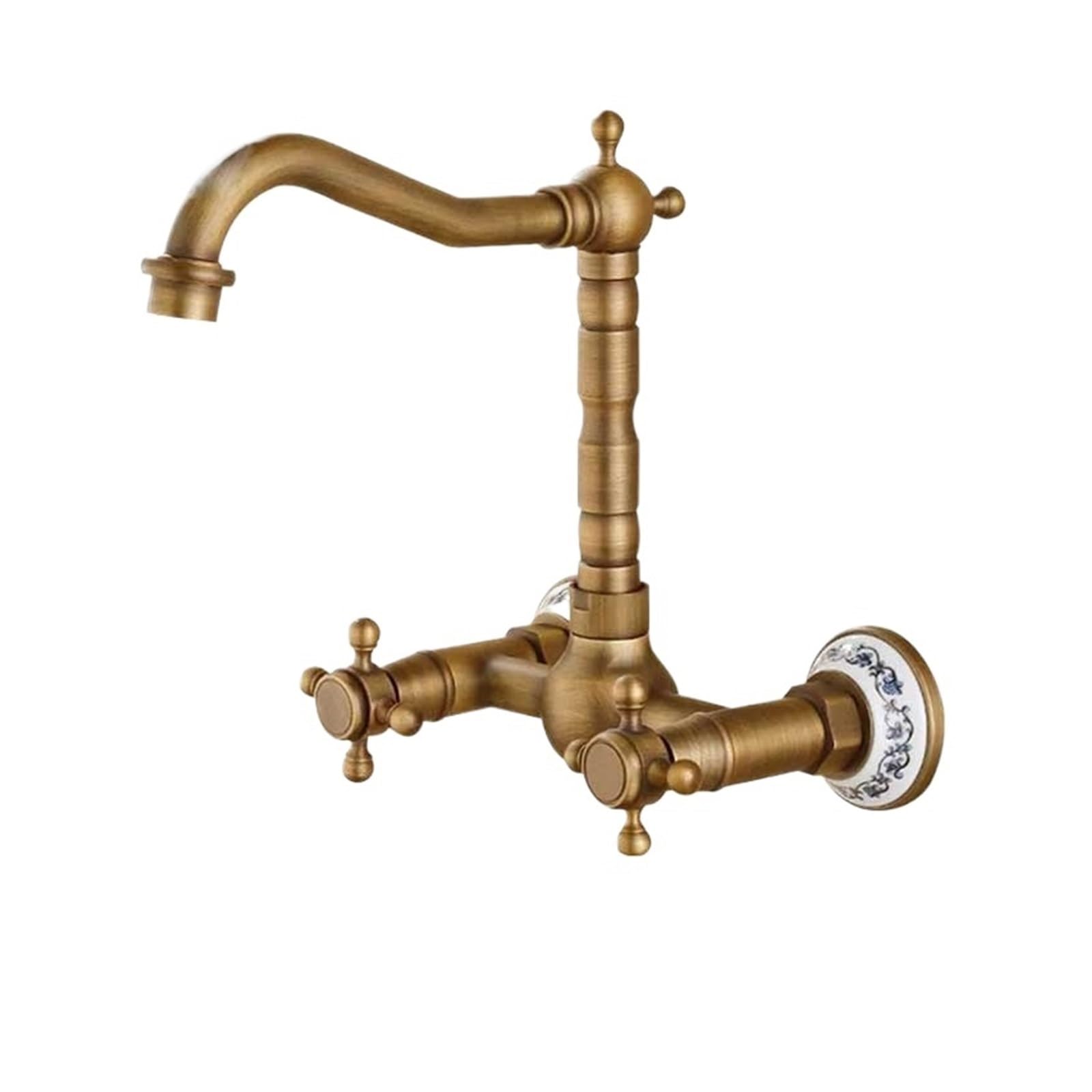 Robinet mitigeur suspendu pour gagner de l'espace sur lavabo mural