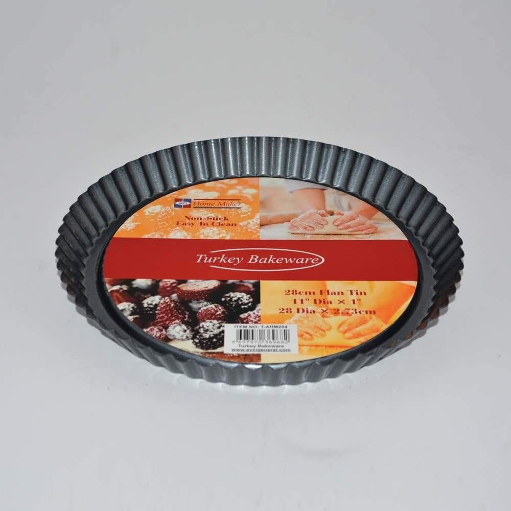 Home Maker Jerry Tart Pan, 28 X3 cm Diameter