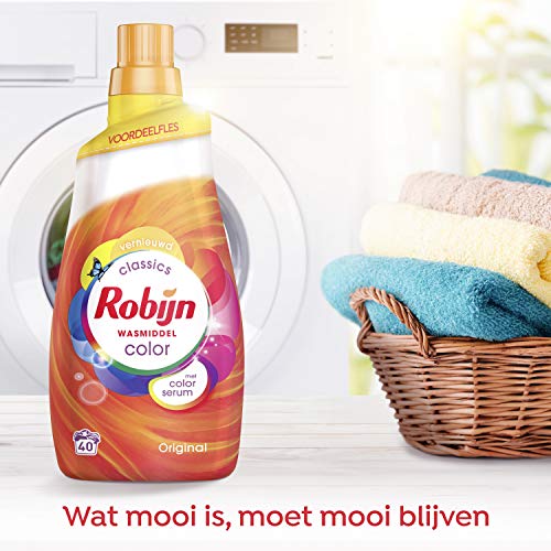 Robijn Wasmiddel Klein & Krachtig Color, voor de bonte en gekleurde was - 80 wasbeurten - 2 x 1,4L - Grootverpakking - Image 5
