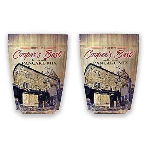 Cooper's Best - Mezcla para panqueques y waffles de suero de leche, basada en la receta original de 1876, mezcla para panqueques de Nebraska,
