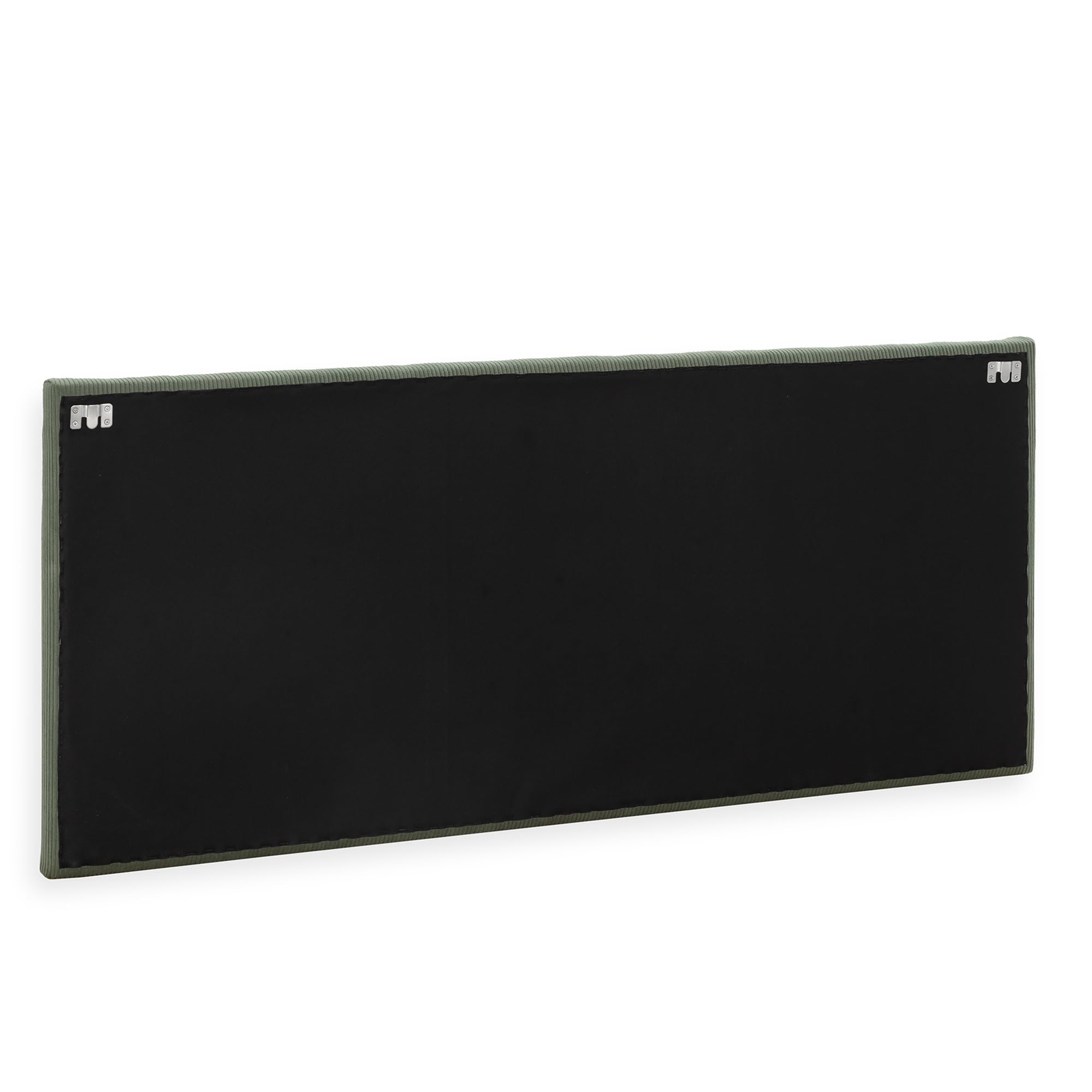 HOMN LIVING Cabecero Bari tapizado en Tela Verde 150x60 cm, Incluye Herrajes y Tornillería