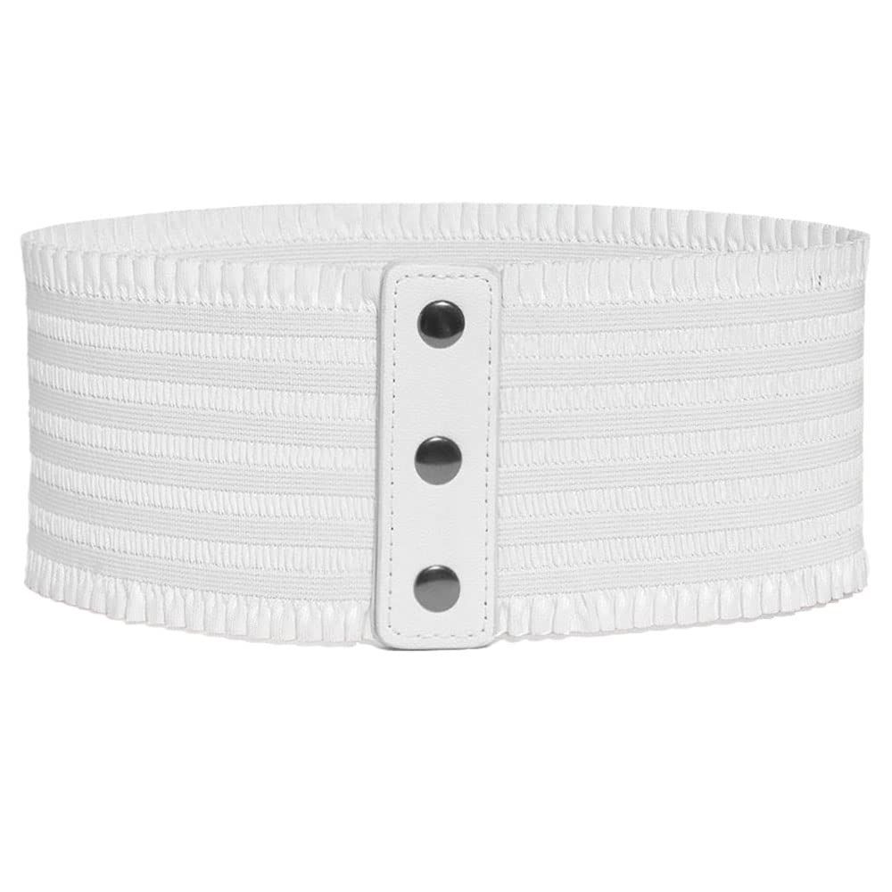 Women's Elastic Comfor Simple Stretch Wide Waist Belt for Corset Girdle Dress