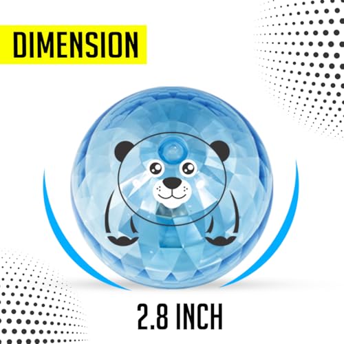 Image of Amazon Brand - Jam & Honey Diamond Balls Pack of 6 for Kids 12 Months+ | Best for Indoor & Outdoor Play | Lightning Baby Ball Glow in The Dark Toy | Assorted | General Recreation