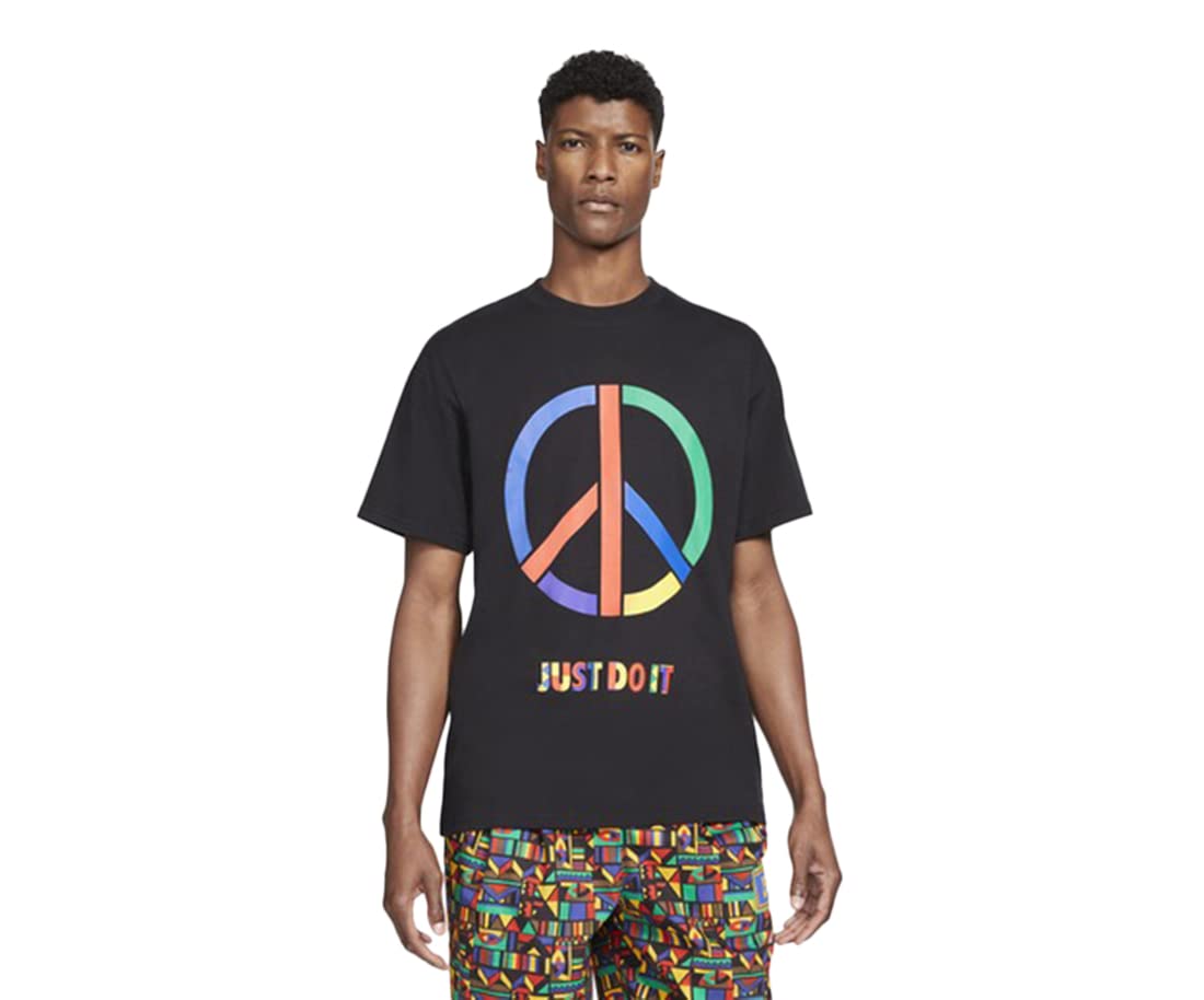 nike just do it peace t shirt