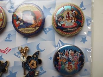Amazon | ディズニー カンバッジセット ピン付き 東京ディズニー