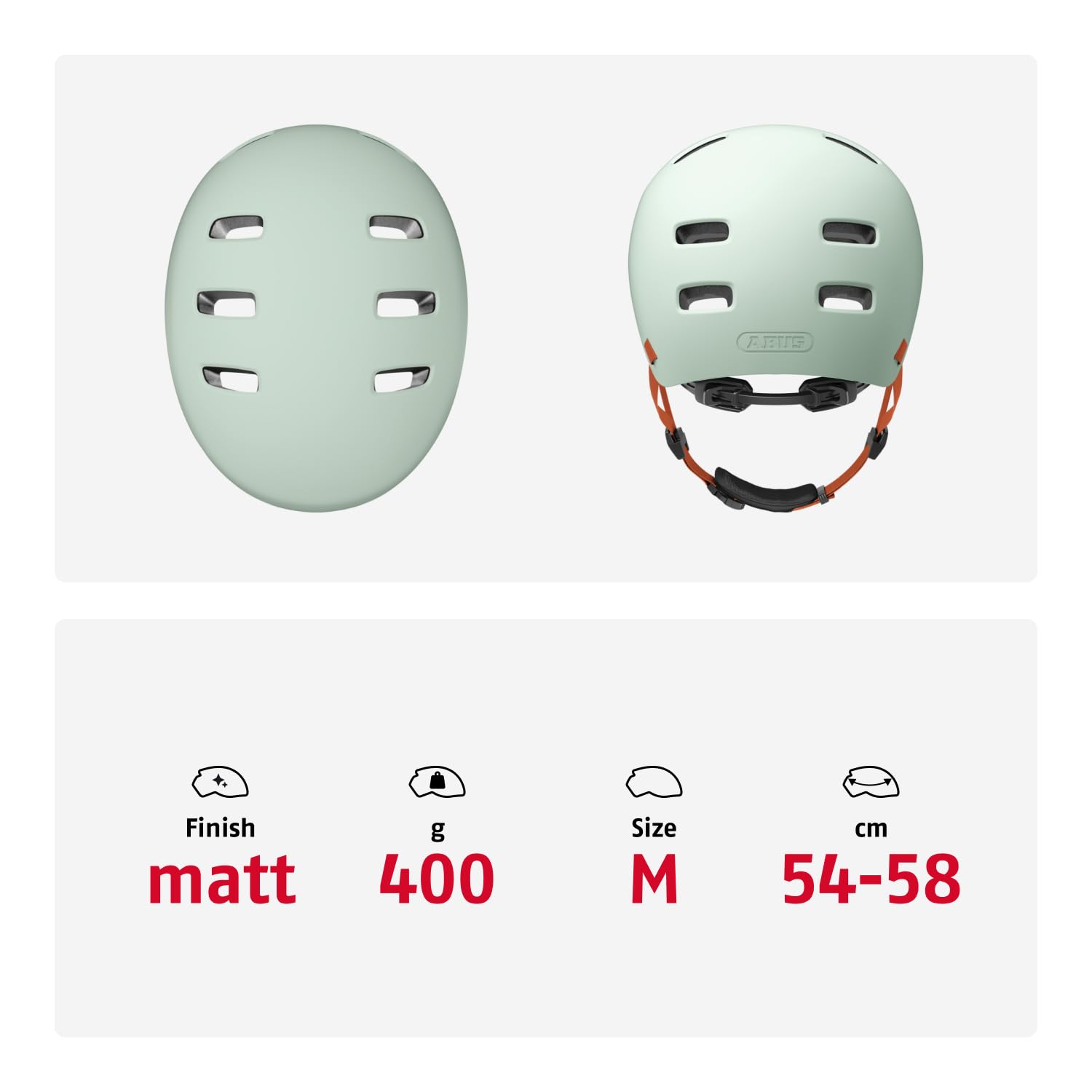 ABUS Fahrradhelm XOXO - Cityhelm im Skater-Look - Helm für Skateboard, Fahrrad, Scooter - mit optimiertem Kinnpolster - für Jugendliche und Erwachsene