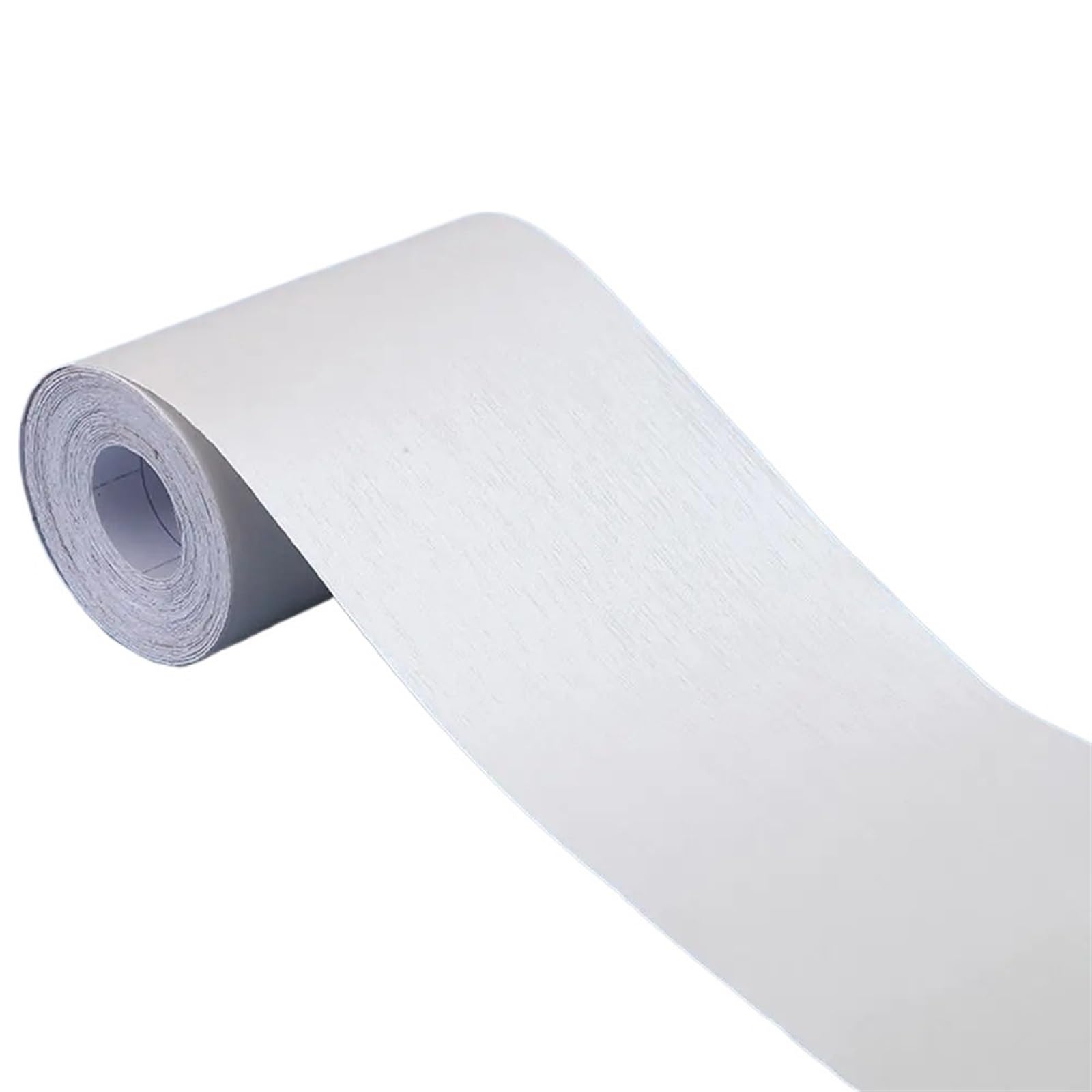 Borders de papier peint, Frise de papier peint auto-adhésive multicolore plusieurs tailles 10M. Ligne taille en vinyle(White,1000 x 10 cm)