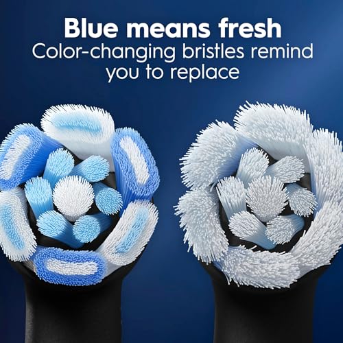 Oral-B iO Series Ultimate Clean Electric Toothbrush Replacement Brush Heads for an Oral-B Electric Toothbrush, 2 Count, Black - image 5