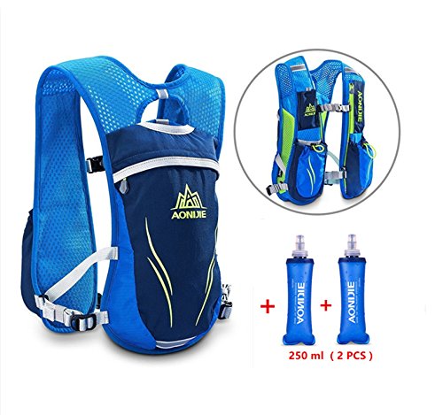 Aonijie Sac �  dos de course  gilet hydratation unisexe 5  avec pack de 2  bouteilles