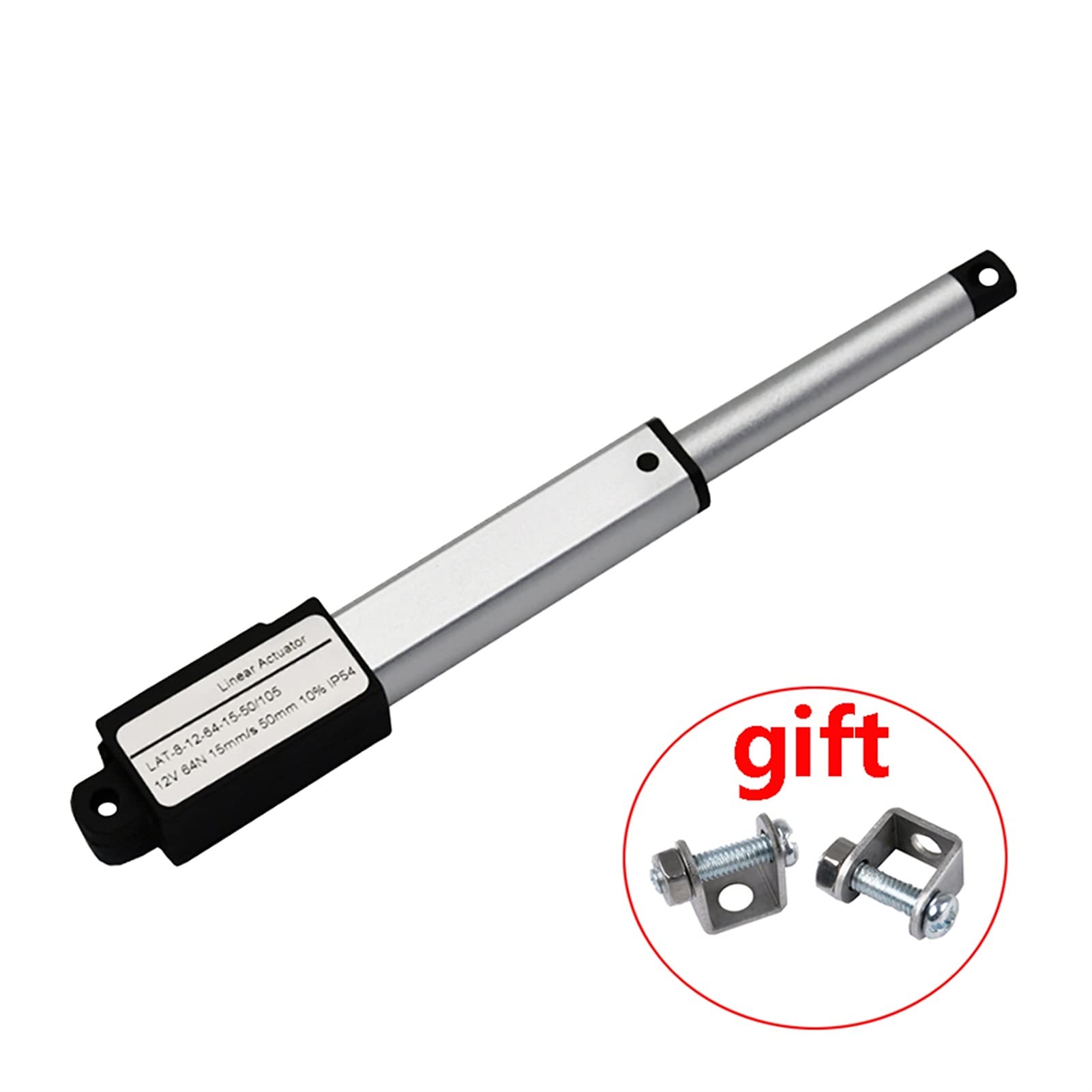 Lcuihong-Elettrico lineare DC 12V Micro Attuatori Lineari 30mm 50mm Tratto in Lega di Alluminio Attuatore Lineare Elettrico Motore Lineare Elettrico 30mm / S 50mm / S velocità Alta qualità