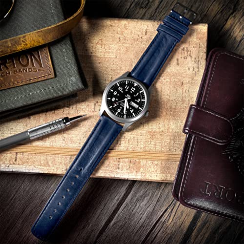 Image of Barton Racing & Rally Horween Leather Straps with Integrated Quick Release Spring Bars - Watch Bands