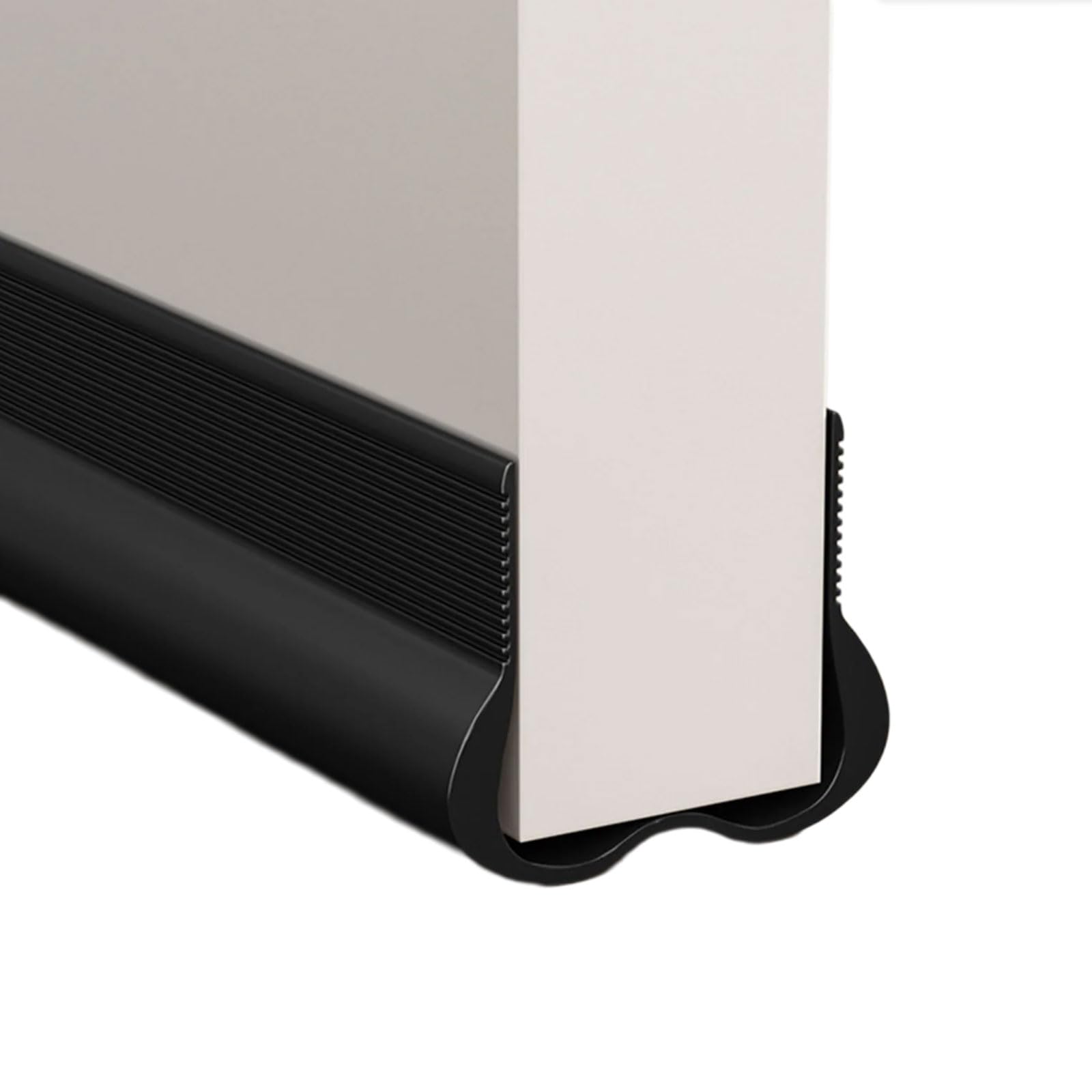 Buxuaaaa Black Efficiency Door Bottom Sealing Strips Soundproof Door Draft Stopper Pvc Seal Strips For Noise Reduction & Insulation Homes Hotel Soundproofing