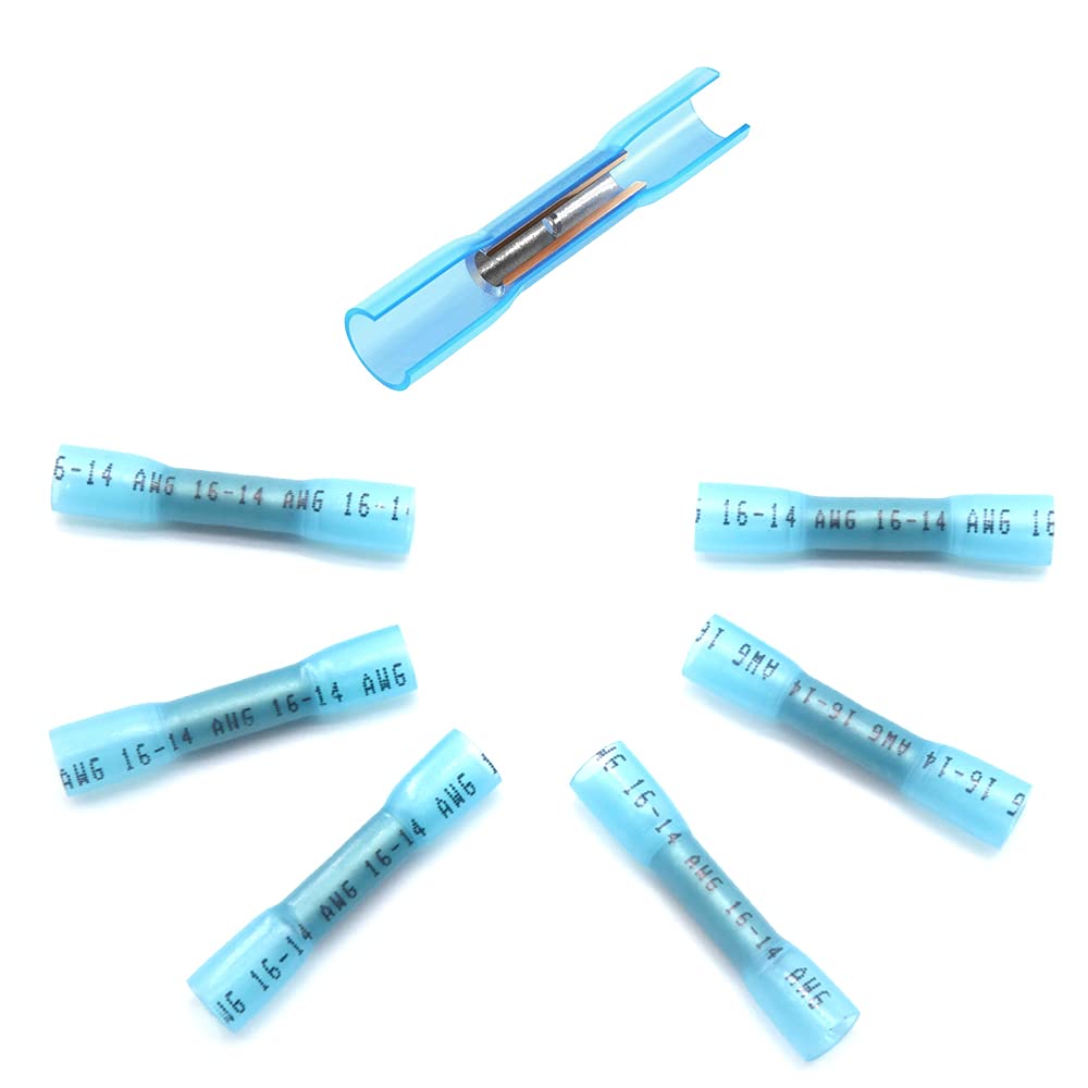 Kit Di Connettori Termorestringenti Da 100 Pezzi, Terminali A Crimpare Per Cavi Isolati E Impermeabili Dubuns 86231067 - Foto 10