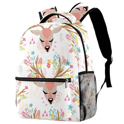 Sac à dos ordinateur portable motif balle de baseball blanche 40cm pour homme et femme