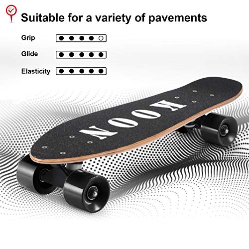 Image of KO-ON Skateboard Complete Skateboards 22 Inch Mini Cruiser Skateboards for Beginners Kids Boys and Girls