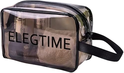 Bolsas de aseo transparentes para artículos de aseo con cremallera grandes bolsas de maquillaje para mujeres esenciales de viaje impermeables