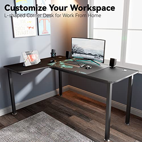 L shaped gaming desk large