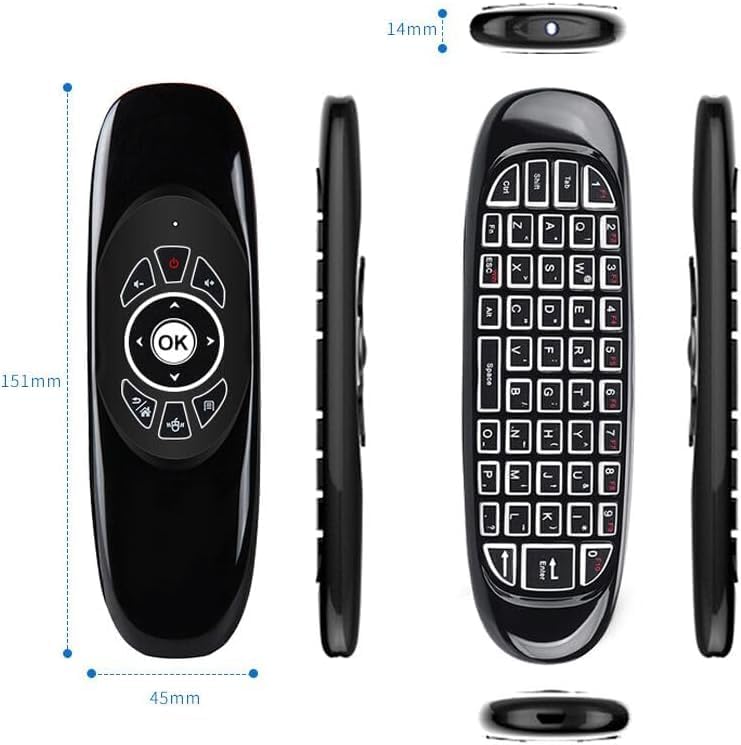 Image of SANCY TV Remote Air Mouse 2.4G Mouse Keyboard Air Remote for Android TV Box PC Smart TV
