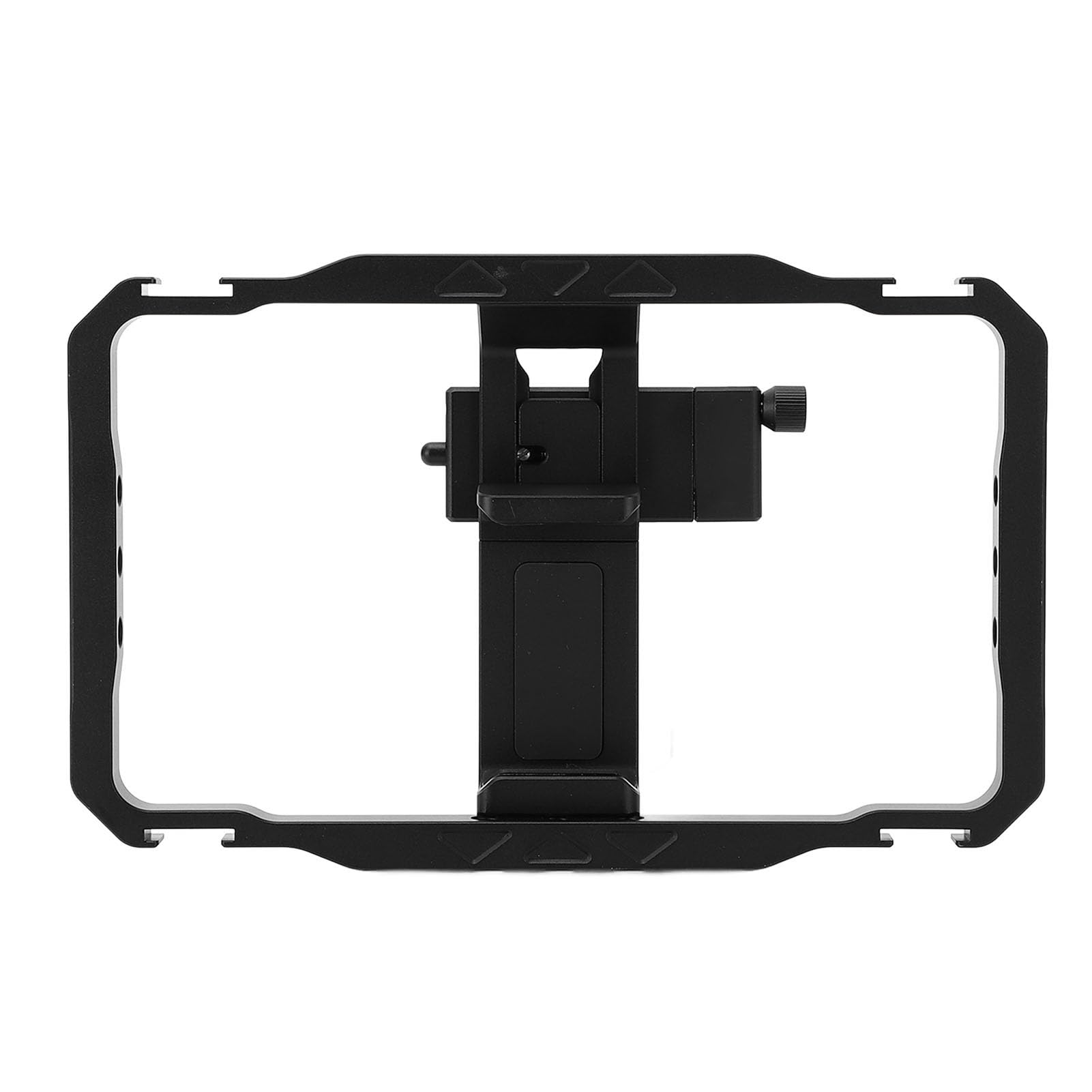 Kit Universale per Attrezzatura Video per Smartphone con Supporti per Scarpe Fredde per Microfono e Attacco Luce per Vlogger Kit Gabbia per Telefono in Lega di Alluminio per Creatori di