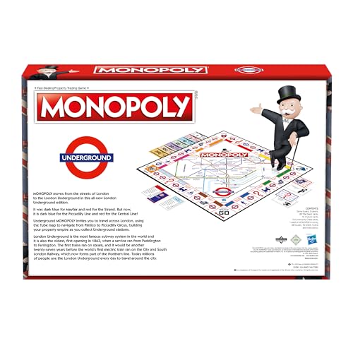 Juego de mesa London Underground Monopoly edición estándar miniatura 3