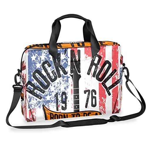 Bolso de hombro con diseño de guitarra para portátil en la universidad y oficinas