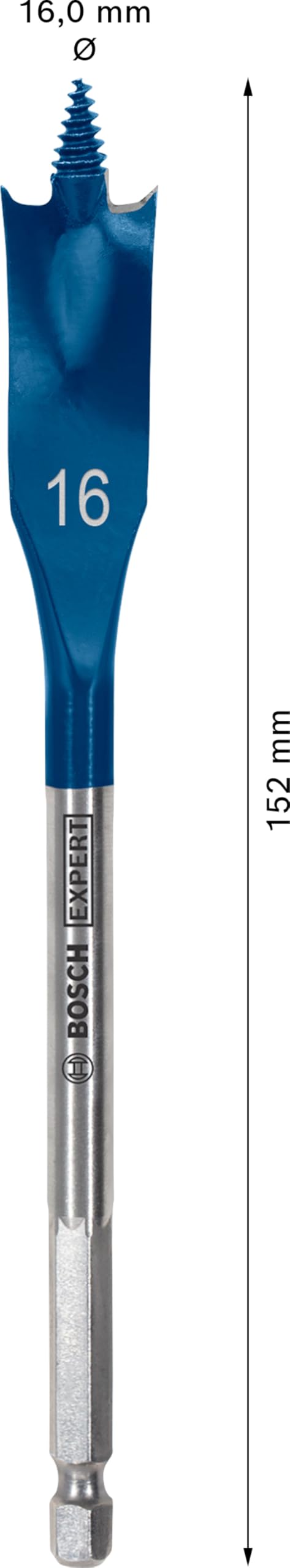 Bosch Professional 1x EXPERT Self Cut Speed Yaprak Delme Uçları (Yumuşak ahşap, Sunta, Ø 16,00 mm, Aksesuar Döner Matkap/Vidalamalar, Darbeli Matkap/Vidalama)
