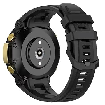 Pulseira De Silicone Marca 123smart 123-rex-02 Compativel Com T-rex 2 (Preto)