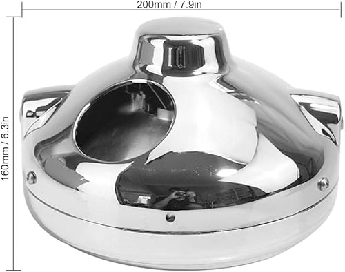 Miniatura 5 de Faro delantero de motocicleta de 7-7/8 pulgadas, alto brillante, repuesto para faros delanteros de motocicleta, estilo retro, para CB400 CB500 CB1300