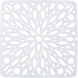 CG94 Alfombrilla Protectora para Fregadero de Cocina, 30 x 40 cm, Color Blanco