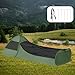 MotiveTech Bivy Tent for Individuals Compact Sleep Network Oxford Material for Outdoor Adventure, Dark Green