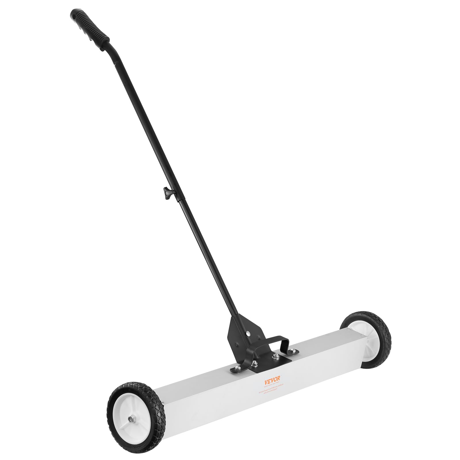 VEVOR Balayeuse Magnétique 24,9 kg Balai Magnétique Télescopique 77-113 cm 745 mm avec Roues