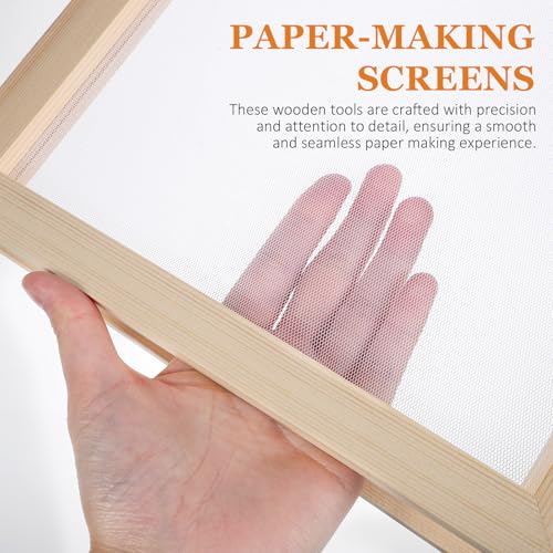 Kit fabrication de papier tamis bois écrans multiples pour recyclage papier artisanal