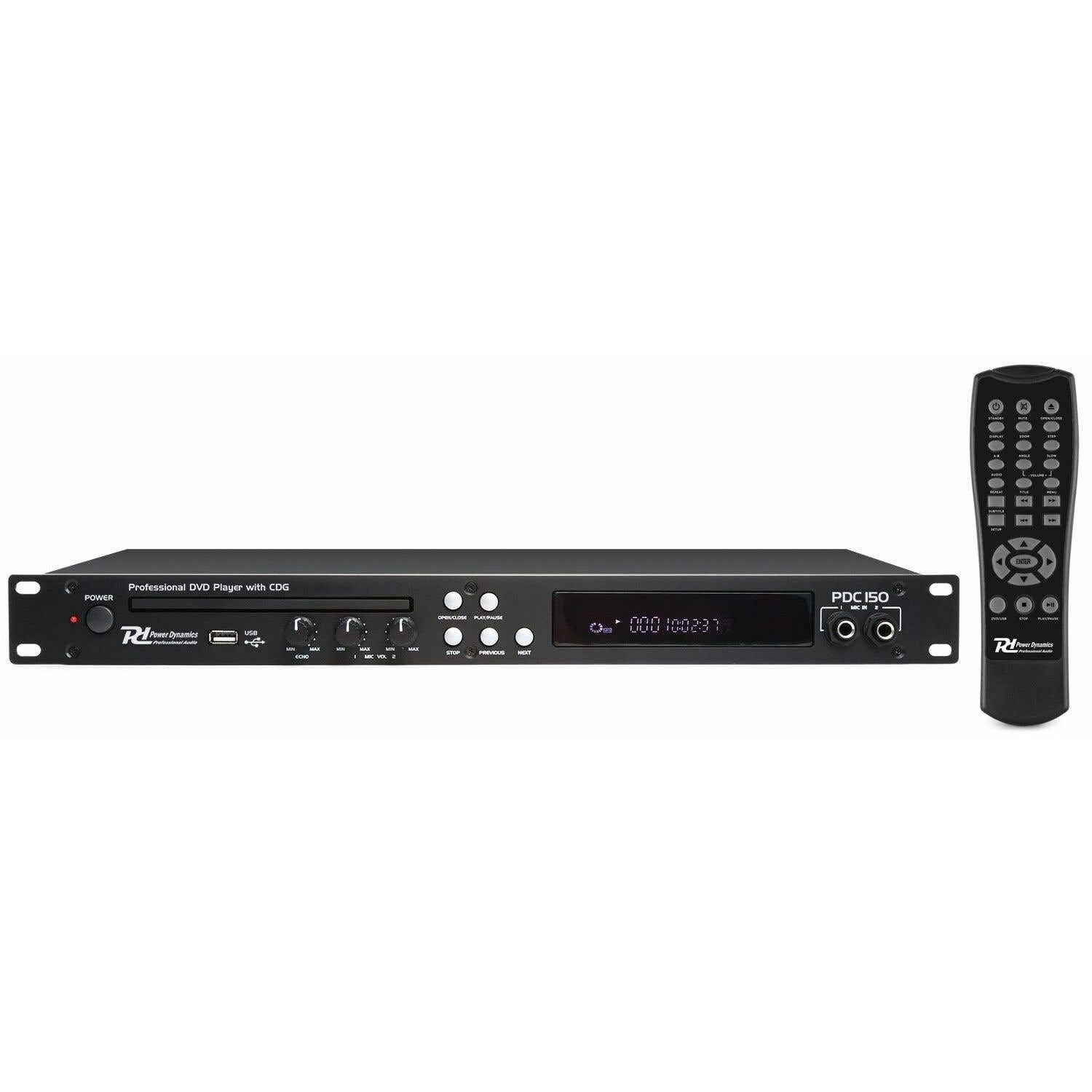 Power Dynamics PD PDC150 Professional Karaoke Machine CDG DVD