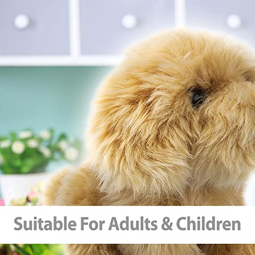 VFM - Golden Doodle 18 cm Plüsch lebensechter Spielzeughund - Natural World Collection