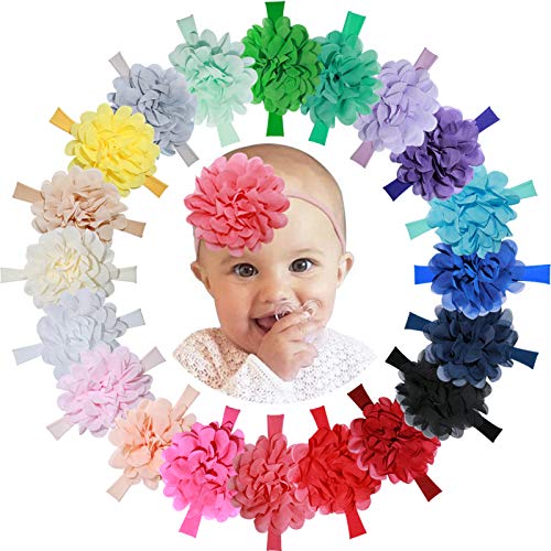 WillingTee 20pcs Baby Girls Headbands 4.5